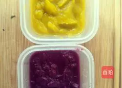 Purple Sweet Potato and Pumpkin Whole Grain Hair Cake (Complementary Food for 9 Months Baby) Recipe Illustration 4