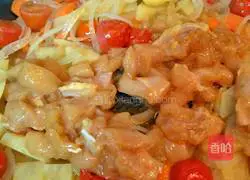 Illustration of Baked Rice with Chicken in Mushroom Sauce 10