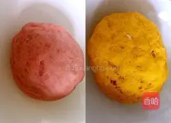 Illustration of how to make colorful butterfly flower rolls 3