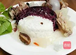 Illustration of how to make two-color rice bowl 3