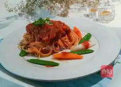Illustration of Italian Spare Ribs Noodles 11