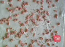 Illustration of how to make ham rolls 4