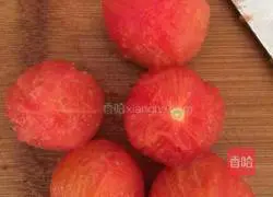 Illustration of tomato and beef porridge 1