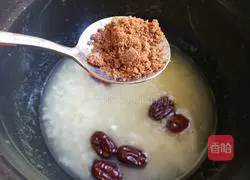 Brown sugar glutinous rice porridge recipe 5