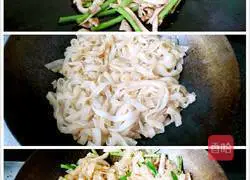 Illustration of how to make fried rice noodles 2