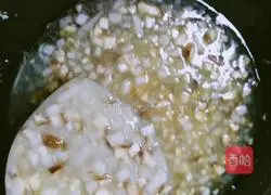 Illustration of how to make vegetable, shrimp, rice and egg custard 5