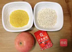 Apple Oatmeal Millet Porridge Recipe Illustration 1