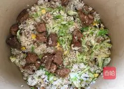 Illustration of how to make claypot rice 2