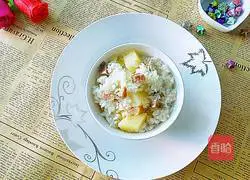 Illustration of how to make braised rice with sausage and potatoes 6