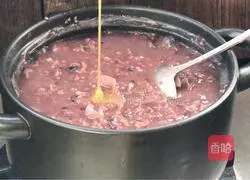 Tremella assorted Illustration of how to make rice porridge 10