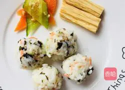 Illustration of how to make rice balls 5