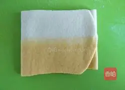 Two-color shell flower roll Practice illustration 11