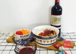 Illustration of how to make squid bibimbap 9