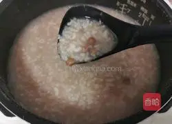 Illustration of how to make peanut rice porridge 8
