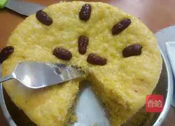 Illustration of how to make pumpkin hair cake 8