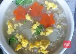 Baby Complementary Food Quinoa Egg Yolk Porridge Recipe Illustration 7