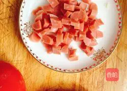 Illustration of tomato braised rice 3