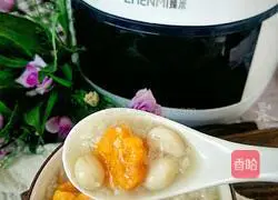 Illustration of how to make sweet potato, glutinous rice and peanut porridge 10