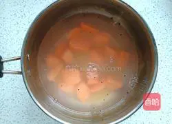 Illustration of how to make sweet potato, millet and quinoa porridge 5