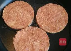 Illustration of how to make hamburgers in spring 2