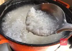 Illustration of how to make vegetable lean meat porridge 9