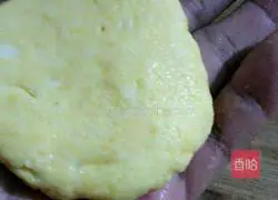 Illustration of how to make yam and cornmeal steamed buns 8