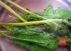 Spinach and Pork Liver Porridge Recipe Illustration 7