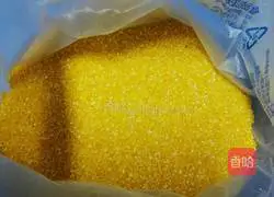 Illustration of how to make corn dregs porridge 2