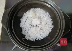 Illustration of how to make shrimp and mushroom casserole porridge 4