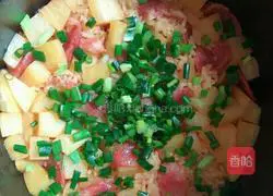 Potato and Sausage Braised Rice Illustration of how to do it 6