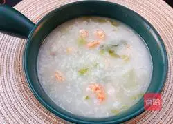 Illustration of how to make shrimp rice porridge 14