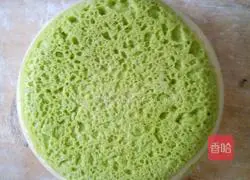 Illustration of how to make two-color hair cake 6