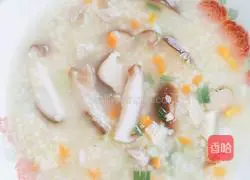 Illustration of how to make mushroom and lean meat millet porridge 20