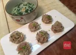 Pearl meatballs-glutinous rice balls-glutinous rice, carrot and mushroom meatballs illustration 9