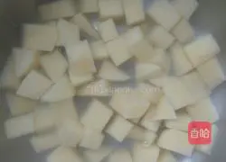 Potato Sausage Illustration of how to cook rice 2