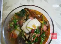 Illustration of how to make tomato rice noodles 14