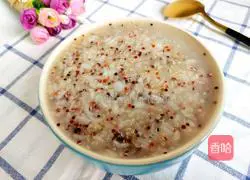 Illustration of three-color quinoa porridge 6