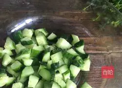 Cucumber, chicken and millet porridge ( Illustration of how to do it (weight loss version) 4