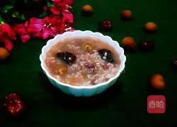 Illustration of how to make red dates, longan and red bean porridge 13