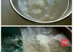 Illustration of how to make raw fish porridge 3