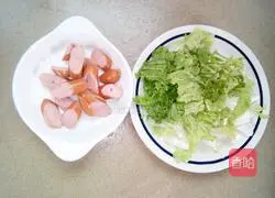 Illustration of how to make fried rice noodles 2