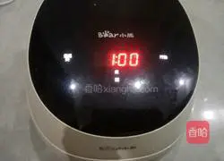 Illustration of how to make water chestnut brown rice porridge 6