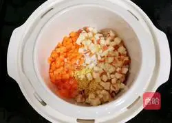 Illustration of how to make yam and apple porridge (baby food supplement) 6