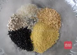 Illustration of how to make nutritious rice cereal 1