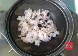 Black bean and mulberry casserole porridge (simple version) illustration 3