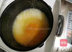 Illustration of how to make pumpkin rice porridge 7