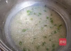 Illustration of how to make parsley and two rice porridge 6