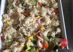 Beef and Shrimp Baked Rice Recipe Illustration 9