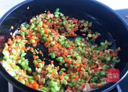 Illustration of how to make star mixed rice balls 5