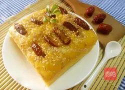 Illustration of how to make pumpkin hair cake 11